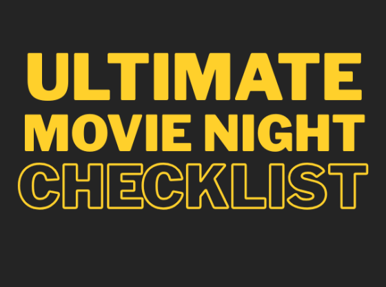 ultimate movie night checklist