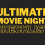 ultimate movie night checklist