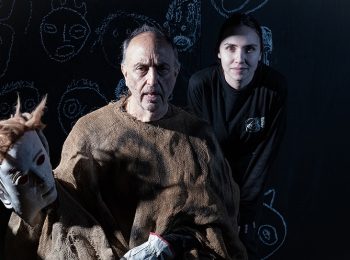 Roger Ballen and Gabriella Blumberg (Photo: Maguerite Roussouw)